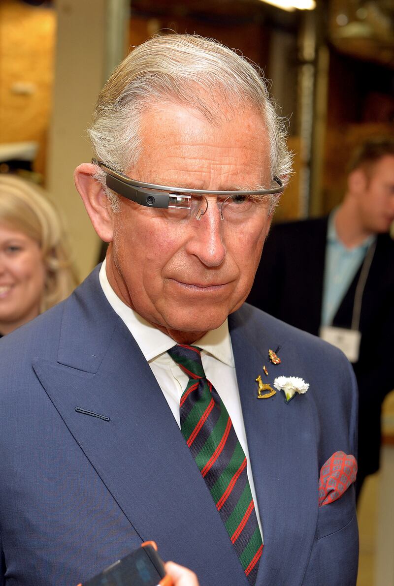 Google Glass, tested by the King on a trip to Canada, never made it out of the prototype stage and sales were suspended in 2023