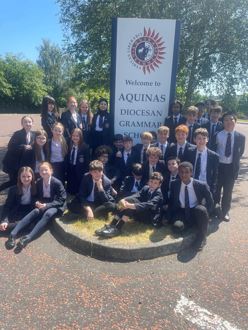 Competition-winning Pupils from Aquinas Diocesan Grammar School will take part in a special eco-workshop courtesy of Fujitsu.