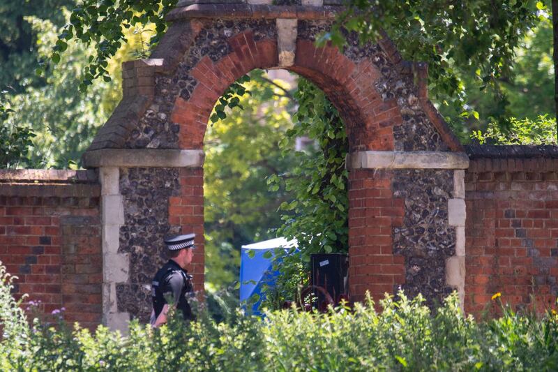 Forbury Gardens incident