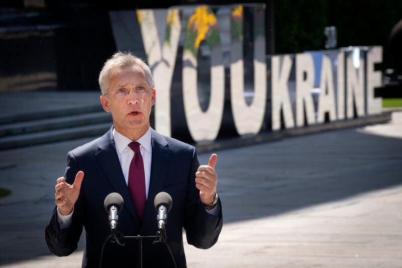 Nato Secretary-General Jens Stoltenberg said Ukraine’s armed forces need longer-term predictability about the kinds of weapons, ammunition and funds they can expect to receive (Efrem Lukatsky/AP)