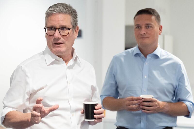 Sir Keir Starmer, left, and Health Secretary Wes Streeting have previously suggested weight loss jabs could play a role in boosting the economy and easing pressure on the NHS