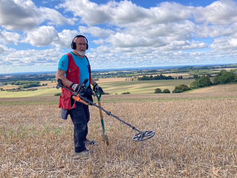 Retired builder Paul Capewell had been visiting the same field in Little Gransden, Cambridgeshire with his metal detector for more than 20 years before making the find.