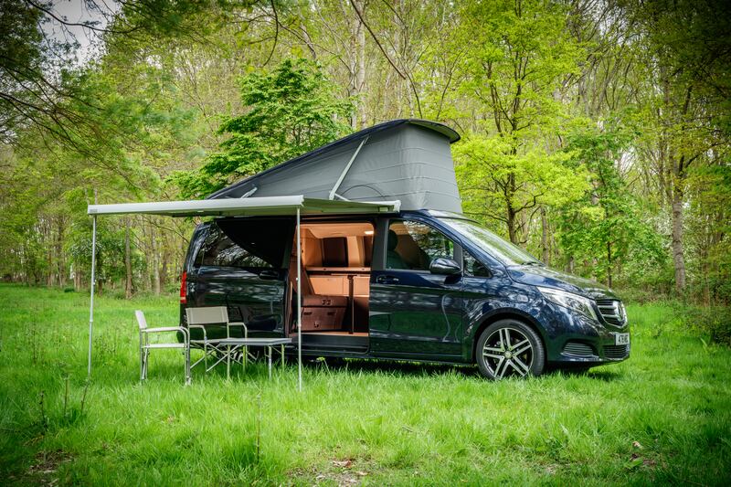 The Mercedes Marco Polo is a V-Class that doubles up a mobile home. (Credit: Mercedes-Benz Media)