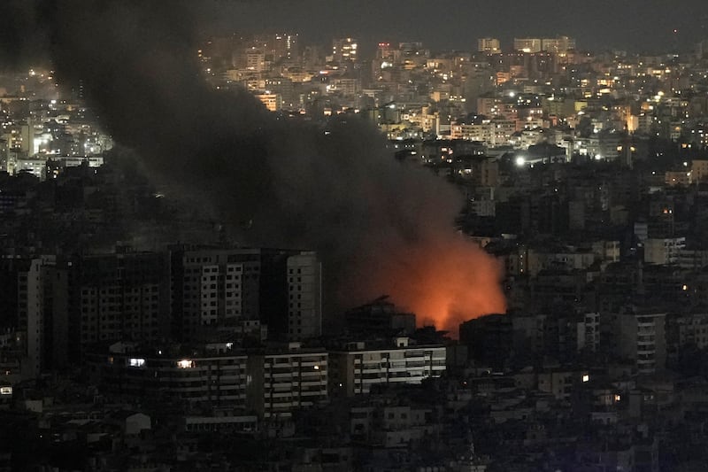 Israel is continuing to strike at targets in the Lebanese capital, Beirut (AP)