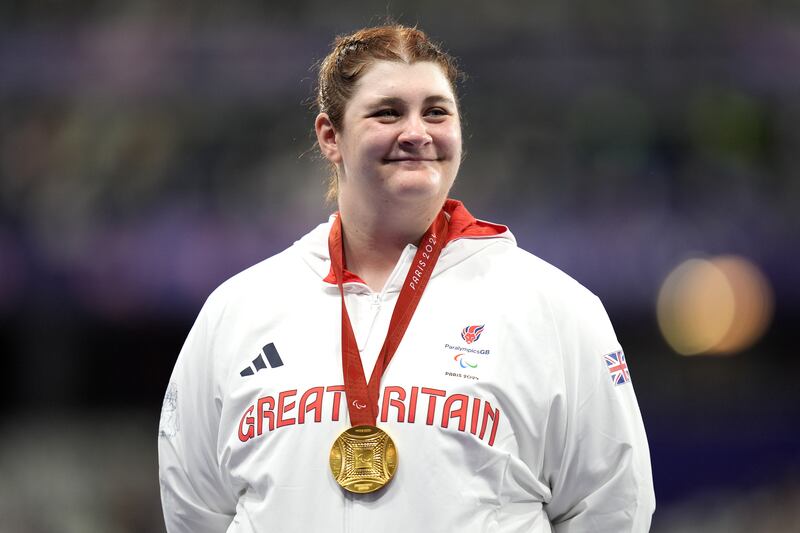 Great Britain’s Sabrina Fortune won gold at the Paralympics