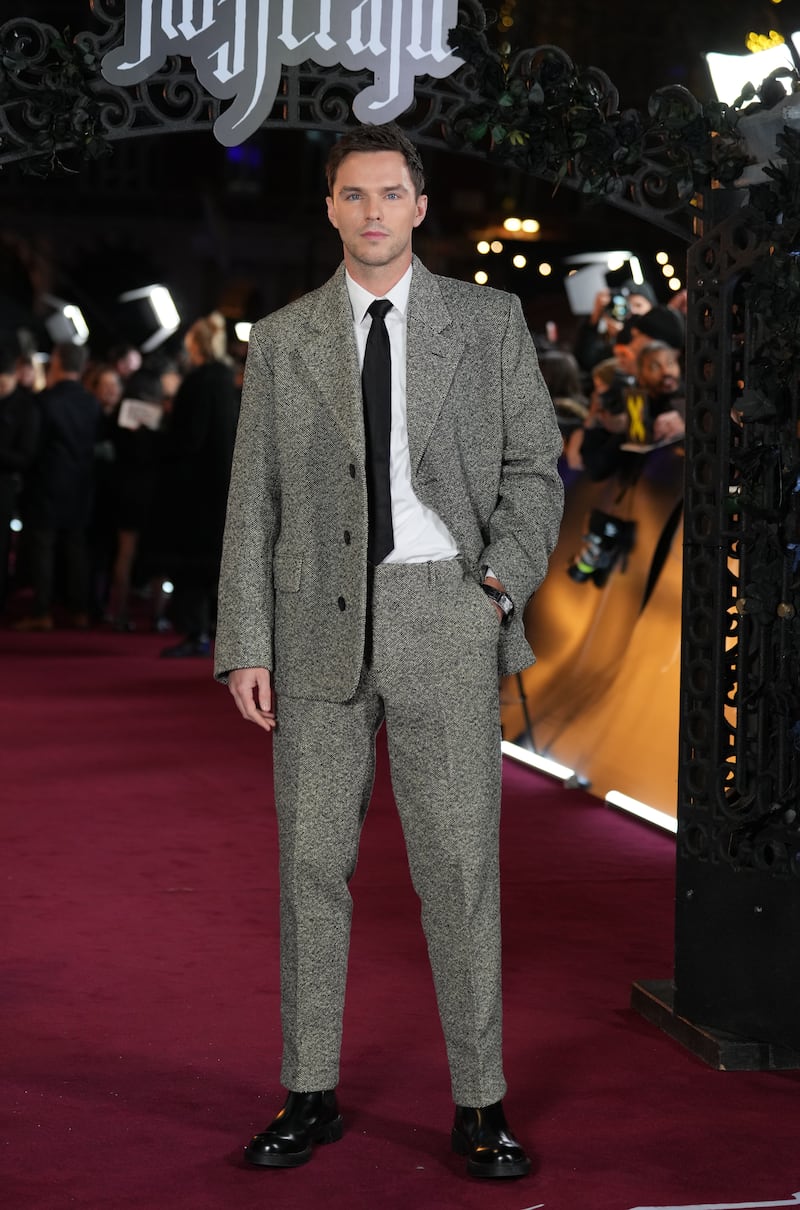 Nicholas Hoult wore a vintage inspired Prada suit