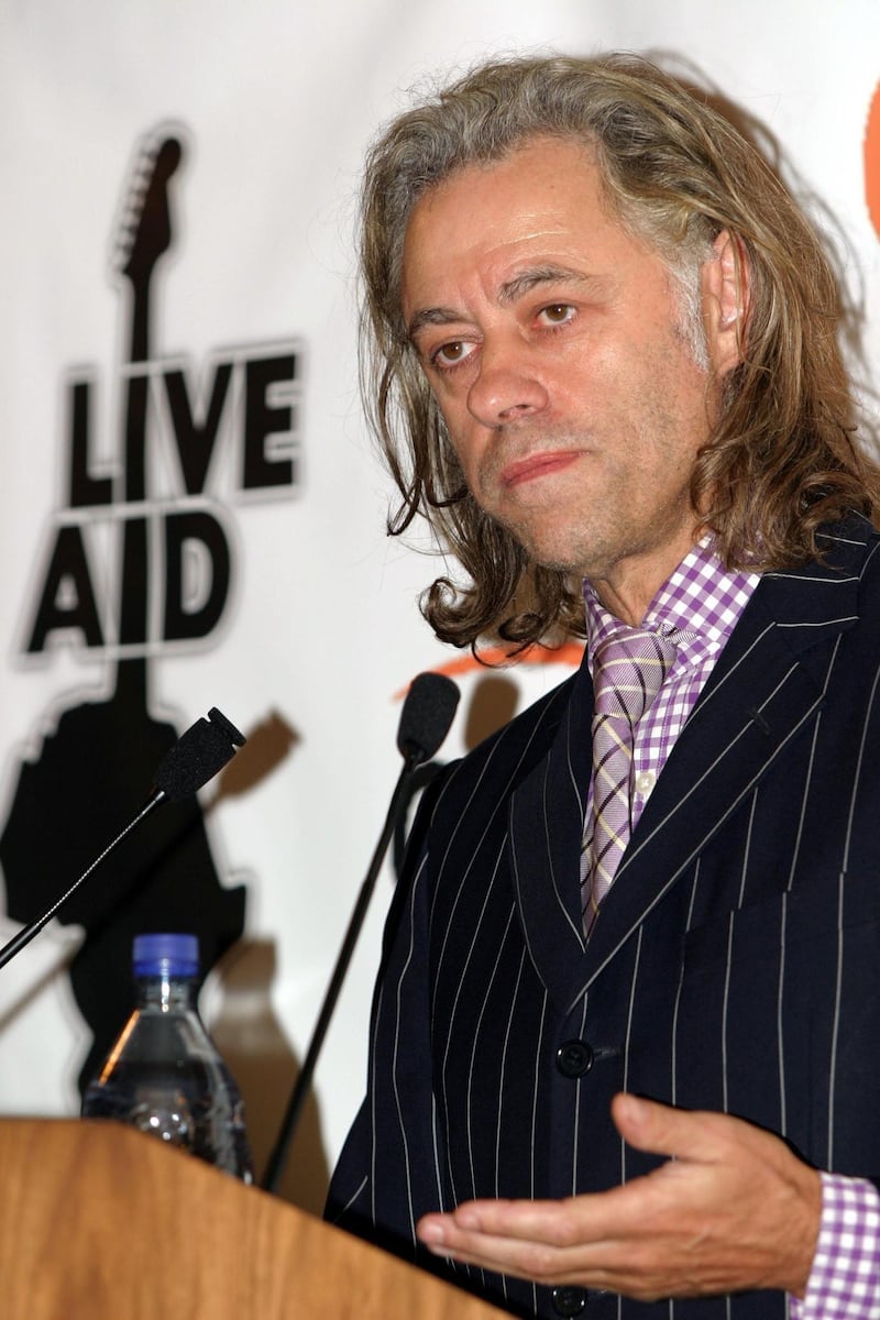 Bob Geldof and Midge Ure led the initial Band Aid efforts