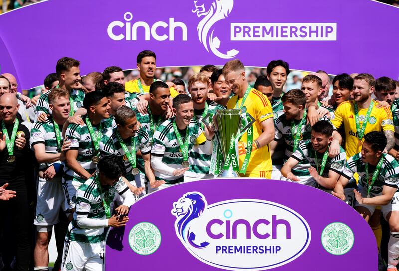 Celtic lifted their 54th league trophy last weekend