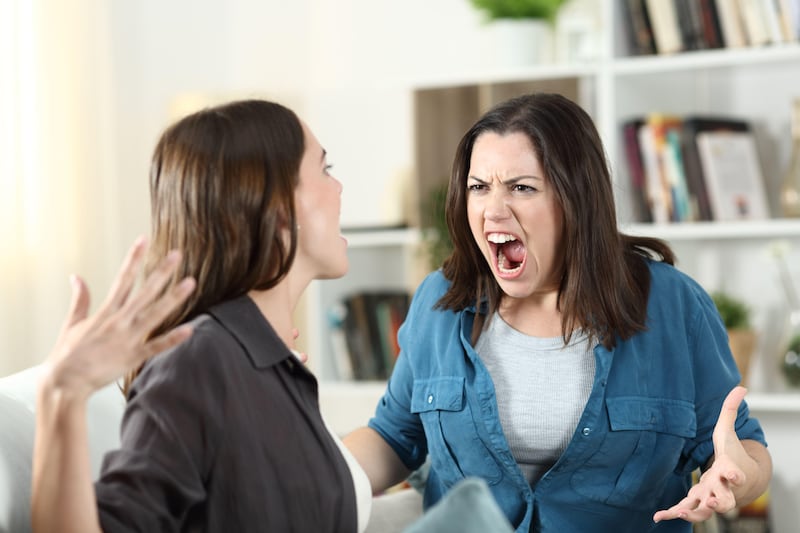 Shouting insults and abuse will quickly escalate the conversation into an argument
