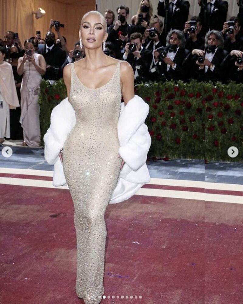 Kim Kardashian is said to have used Wegovy to help squeeze herself into a dress worn by Marilyn Monroe for last year&rsquo;s Met Gala in New York 