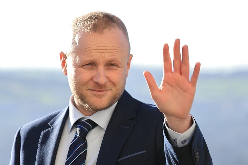 Jamie Bryson said the Irish Sea trading border had not been removed