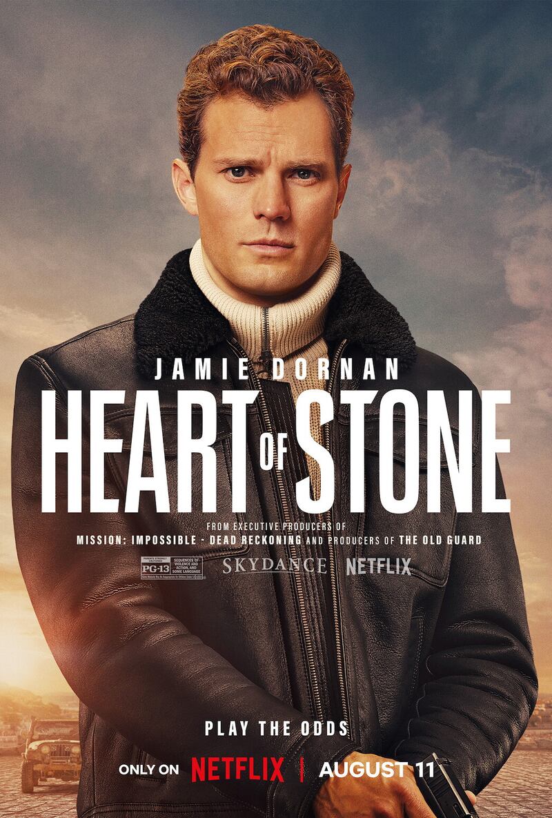 Jamie Dornan as Parker in Heart of Stone