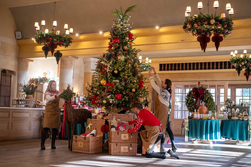 Highgrove dressed for Christmas visitors