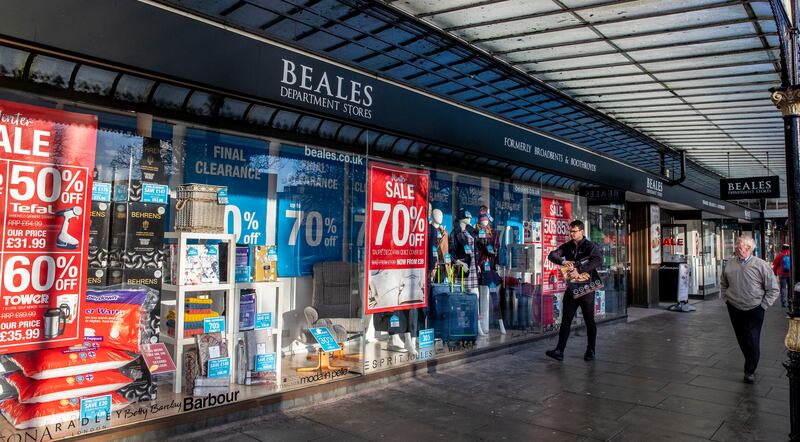 Department store Beales shut all but one of its shops after falling into administration in 2020