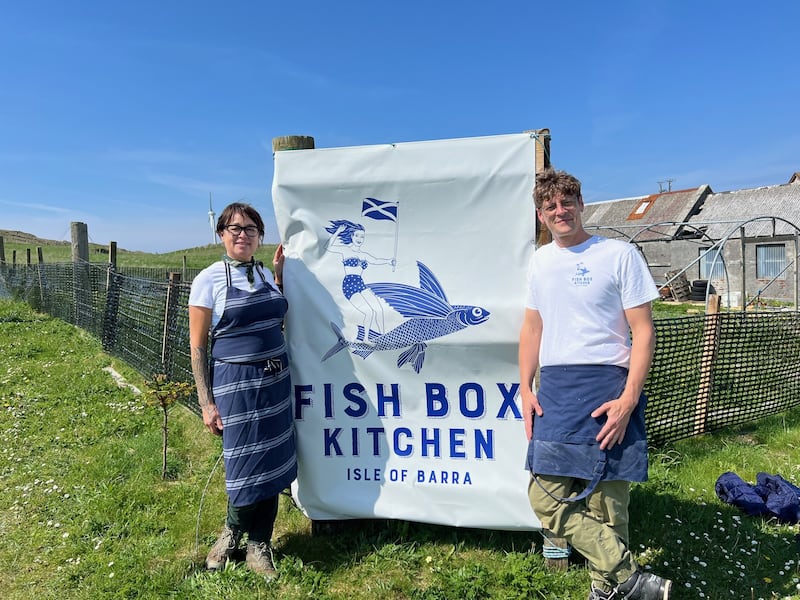 Helena Willes and Thomas Purser of the Fish Box Kitchen