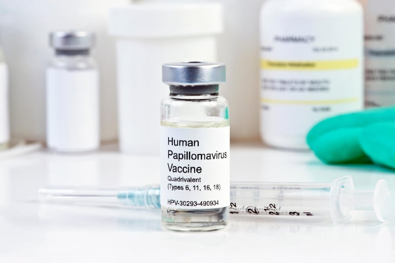 Human Papilloma Virus vaccine and syringe