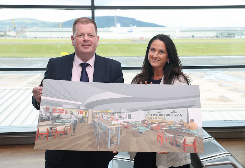 Michael Jackson, Head of Commercial, Belfast City Airport & Kirsten Pottinger, Commerical Director,