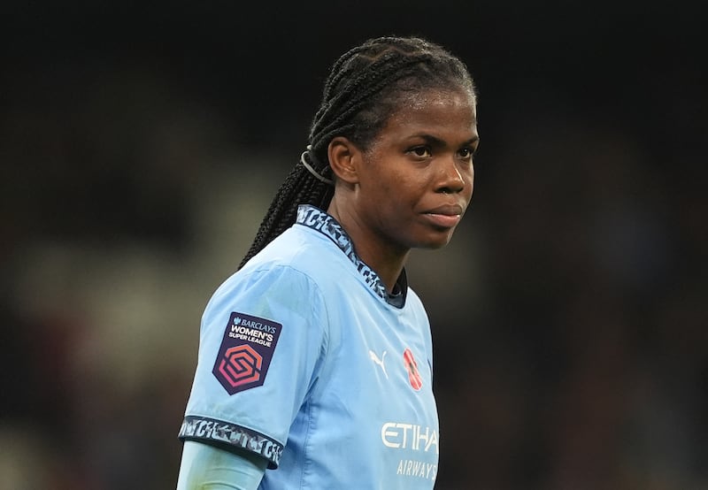 Khadija Shaw could make her first start for Manchester City since recovering from injury