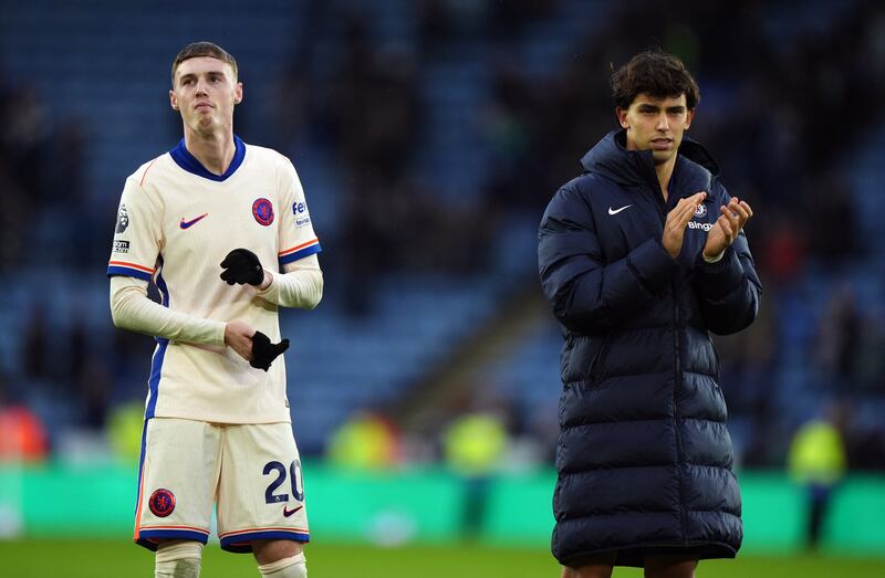 Chelsea’s Cole Palmer played 90 minutes of the win at Leicester