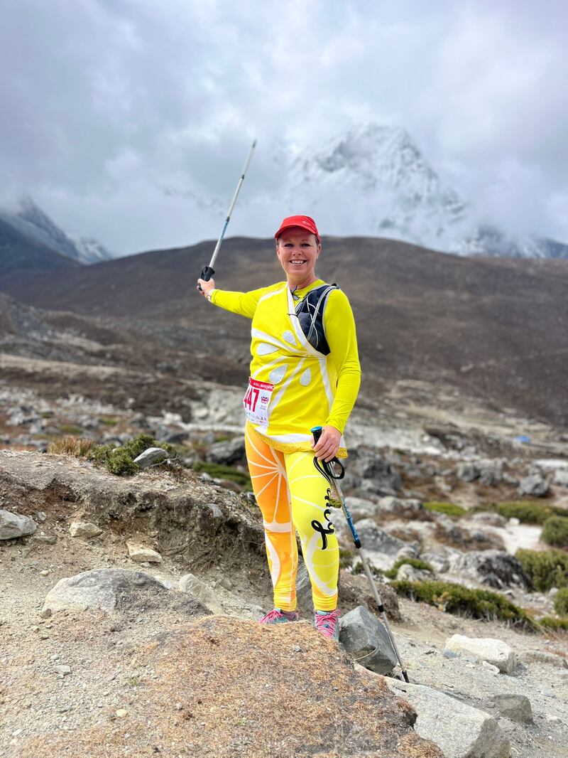 Sally Orange is taking on the international high altitude sports event on May 29.