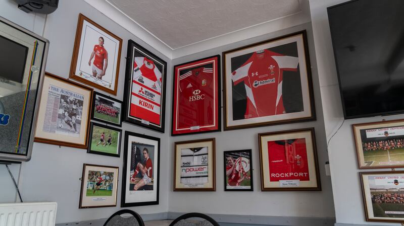 Shane Williams’ home club sports many of his former shirts