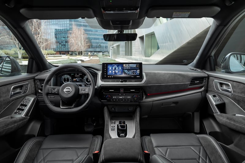 The cabin of the Qashqai has loads of features to explore