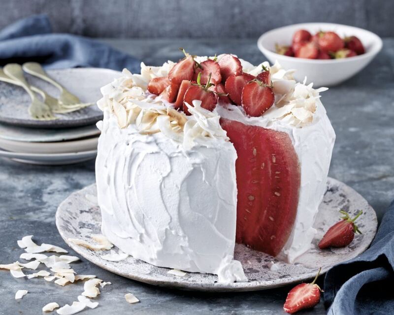 Watermelon Wedge Party Cake 