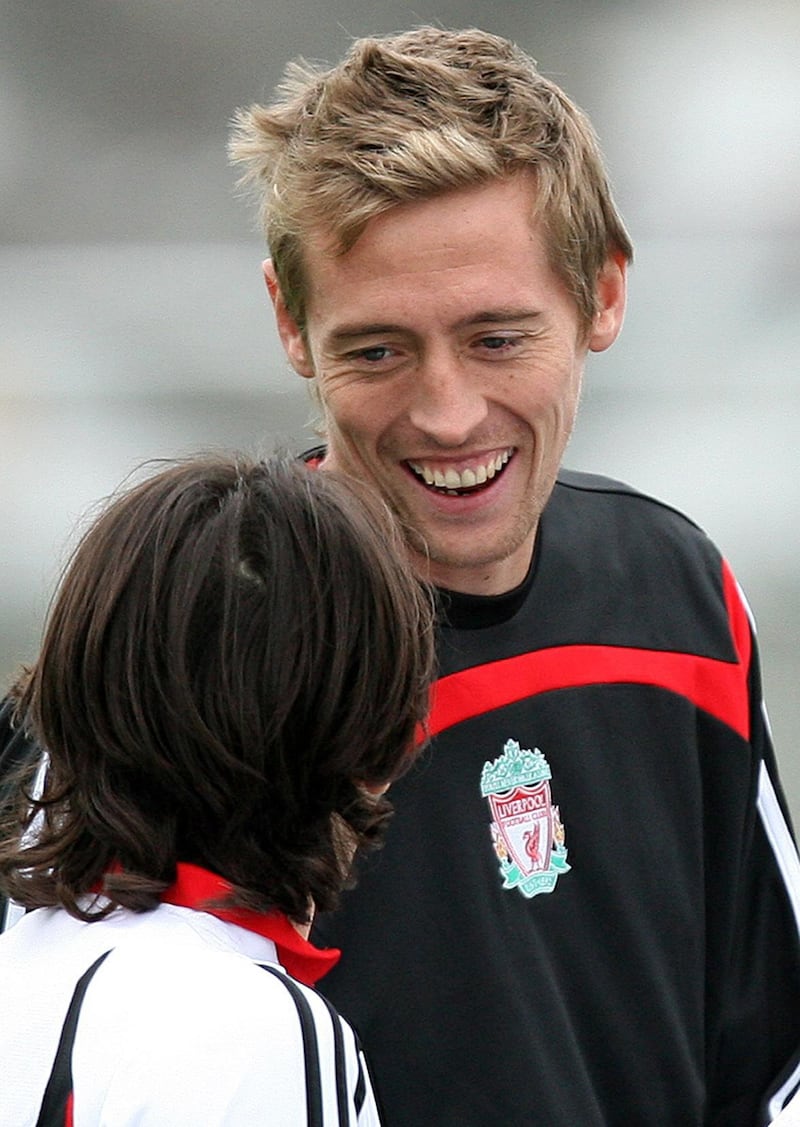 Peter Crouch scored 42 goals in 134 games for Liverpool