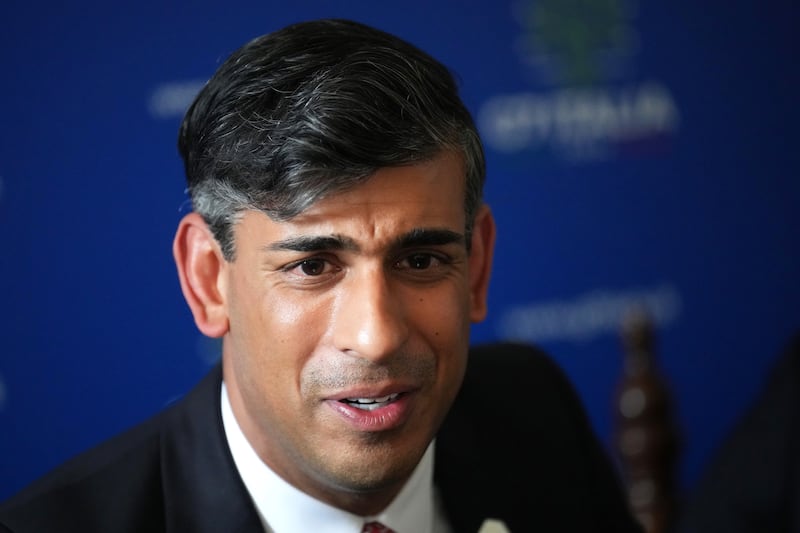 Rishi Sunak told broadcasters on Tuesday that the fact young children were crossing the Channel was ‘desperately sad’
