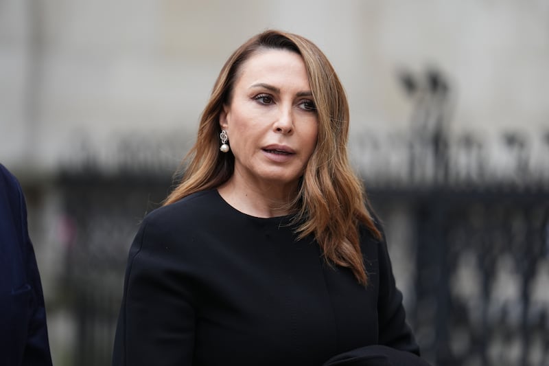 Irini Karipidis arriving at the Royal Courts of Justice on Thursday