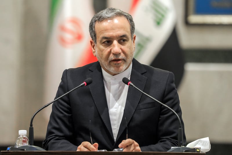 Iranian foreign minister Abbas Araghchi posted his comments on X (Anmar Khalil/AP)