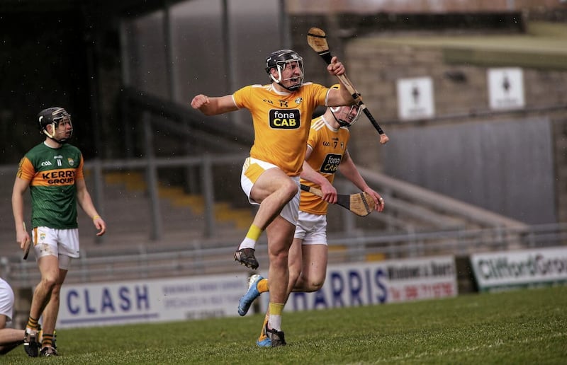 Domhnall Nugent spent an age signing hurls and posing for selfies after losing to Waterford last season Picture: Seamus Loughran. 