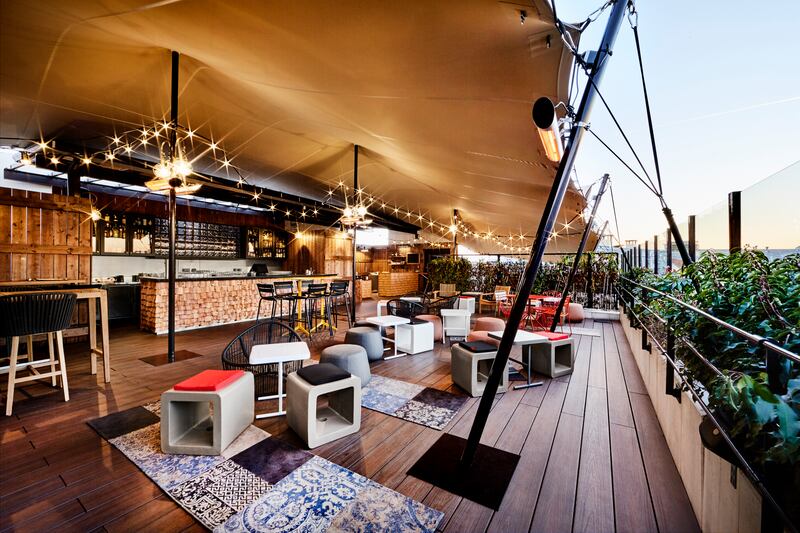 The rooftop bar at Generator