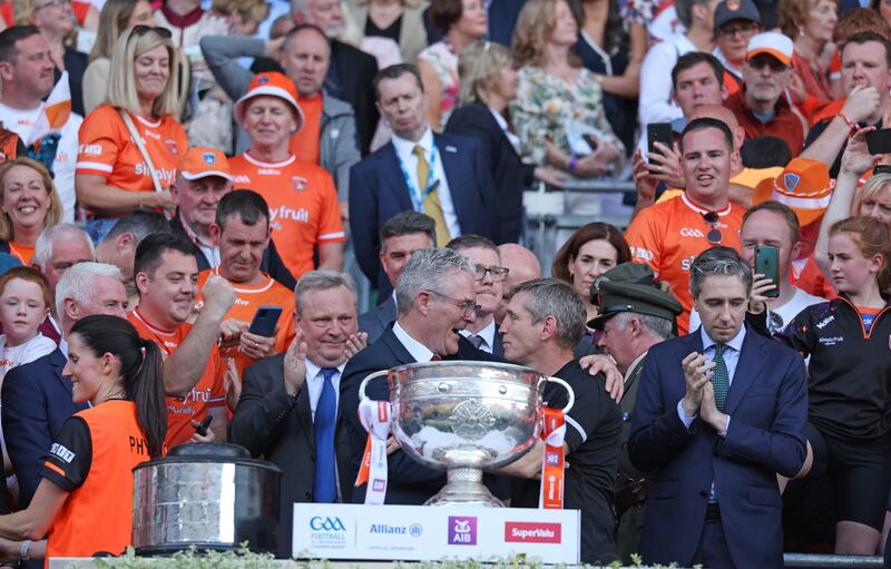 Armagh win the All-Ireland SFC Final at Croke Park in Dublin. 
PICTURE COLM LENAGHAN