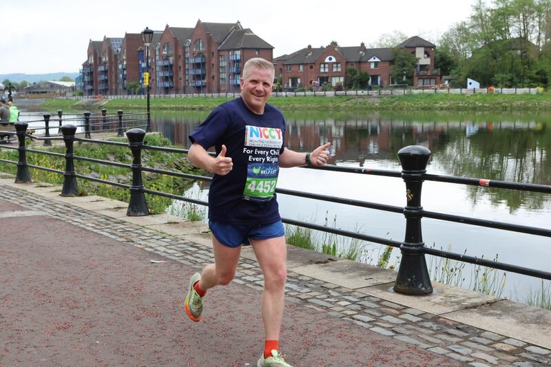 "Belfast was my 16th marathon to date", says Children's Commissioner, Chris Quinn