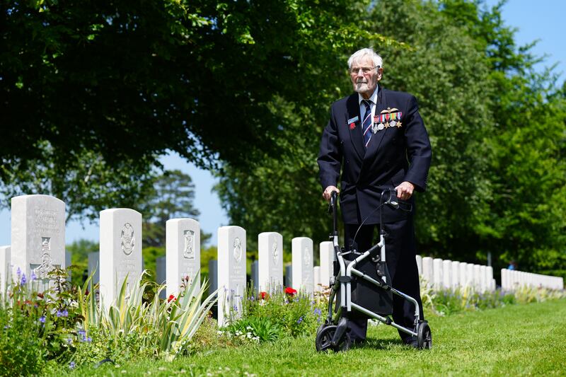 Jack Hemmings visited the Bayeux War Cemetery in France ahead of the 80th anniversary of D-Day last year