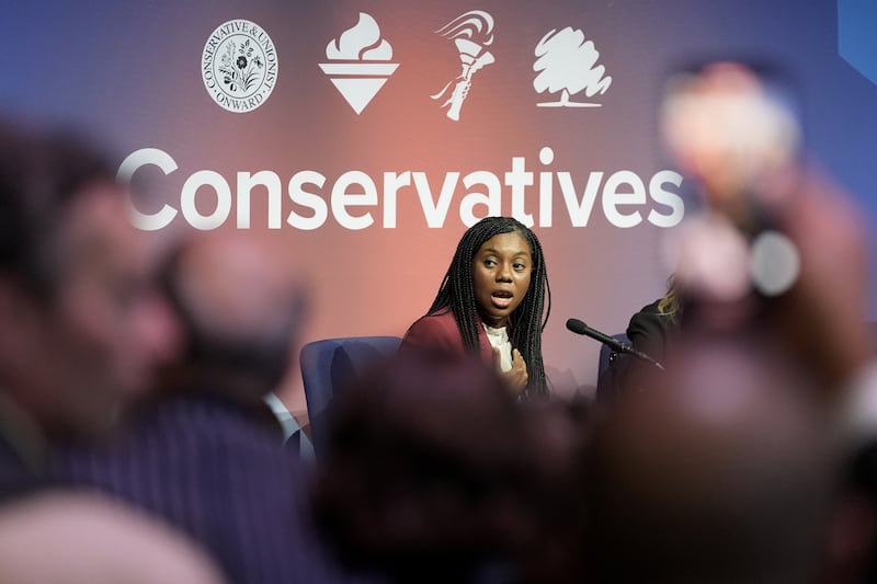 Conservative leadership hopeful Kemi Badenoch