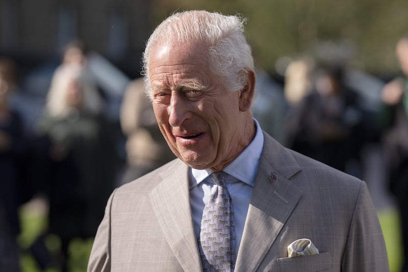 The King dines in the Pink Dining Room when staying at Dumfries House