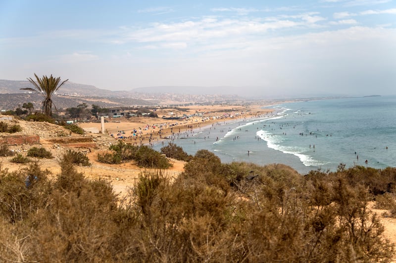 Beach in Agadir, Morocco