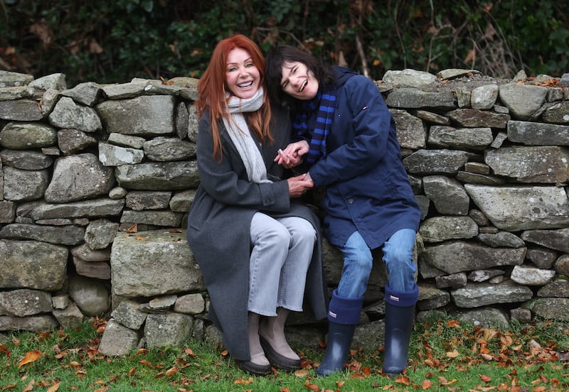 Billy Caldwell with his Mother Charlotte, six years after medicinal cannabis was  legalised.
PICTURE COLM LENAGHAN