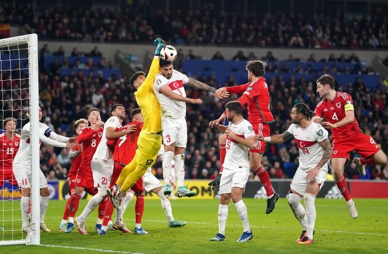 Turkey goalkeeper Altay Bayindir kept Wales at bay