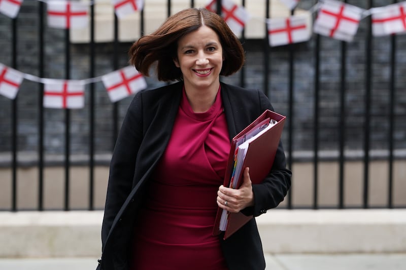 Education Secretary Bridget Phillipson leaving Downing Street, London, after a Cabinet meeting