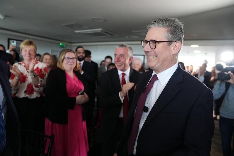 Prime Minister Sir Keir Starmer during an event in Edinburgh to welcome new Labour MPs in Scotland