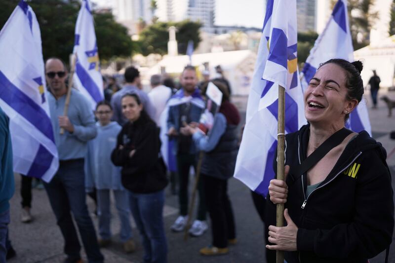 The releases sparked relief and joy in Israel (AP)