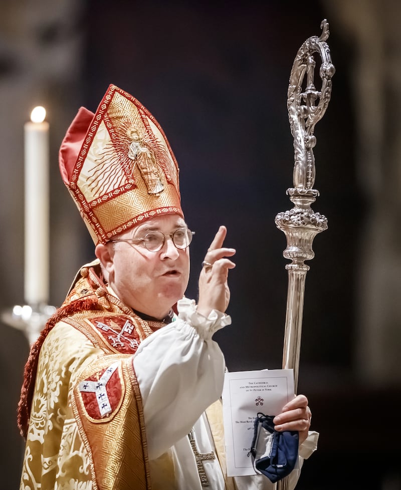 Stephen Cottrell during his enthronement as the 98th Archbishop of York