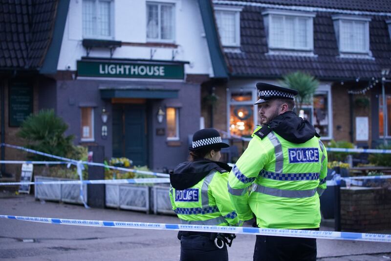The Lighthouse pub in Wallasey Village, near Liverpool, where Elle Edwards was shot on Christmas Eve 2022