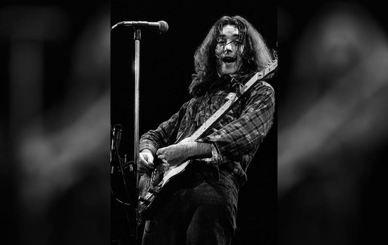 Blues guitarist Rory Gallagher 