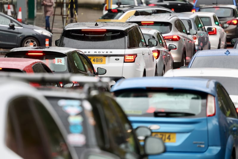 Traffic in Belfast. PICTURE: MAL MCCANN