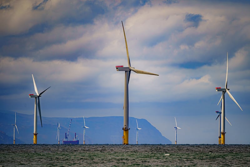 Gwynt y Mor, the world’s second-largest offshore wind farm off the coast of North Wales