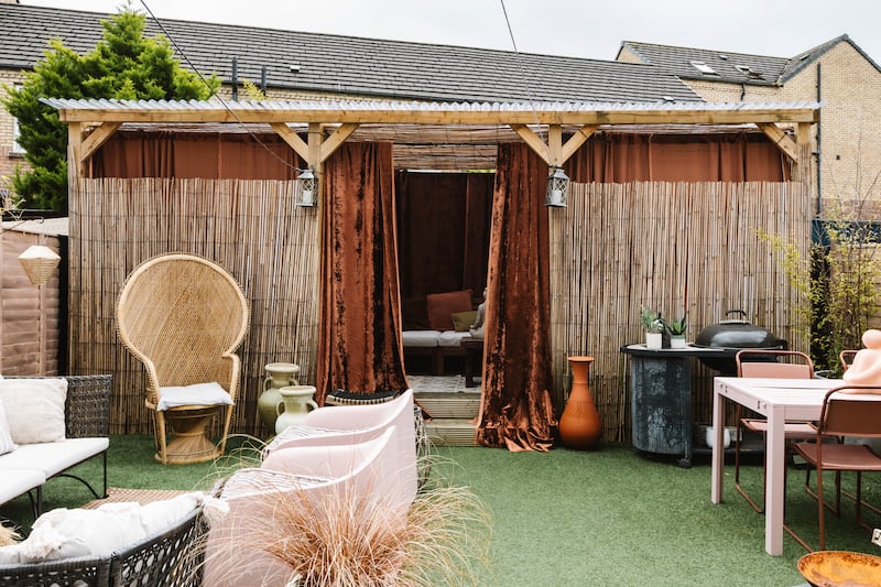 The backyard of the Bijoux in Belfast - one of the finalist for the Northern Ireland House of the Year